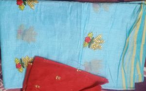 Embroidery Work Saree