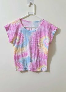 Tie &amp; Die Crop Top