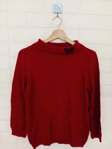 Red Turtleneck Sweater