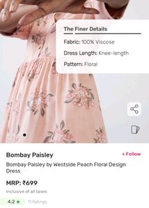 Bombay Paisley Women Dress