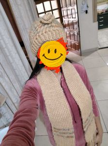 Winter Cap &amp; Scarf Set for Girls