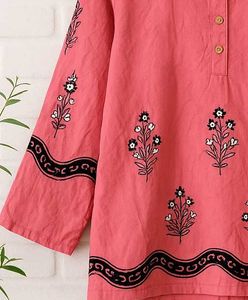 Floral Print Kurta