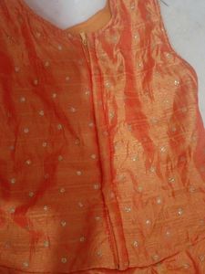 Shimmer Frock (With 2 Layer Of Cancan)