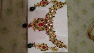 Red &amp; Gold Jewelry Set
