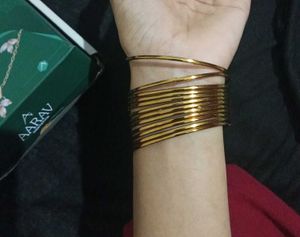 Golden Bangle Set