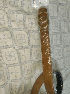 Brown Double Ring Belt