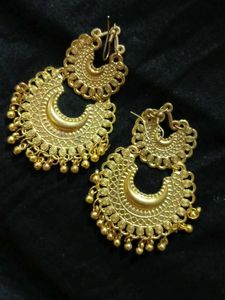 Golden Dangle Earrings