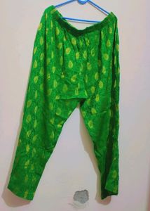 Blue Green Cotton Plazo Suit For Healthy Girl Or W