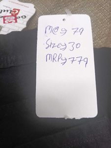 🥰M@79 Size-30 Black Wide Leg Jeans
