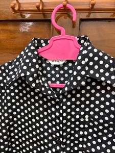 Polka Dot Long Sleeve Shirt