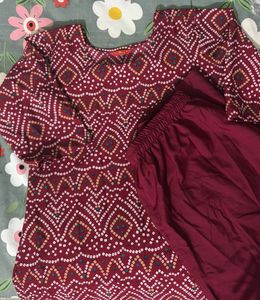 7Threads Chunri Print Kurta Pant Set