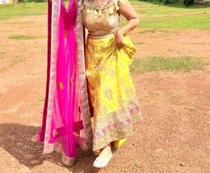 Contrasting Beautiful Lehenga