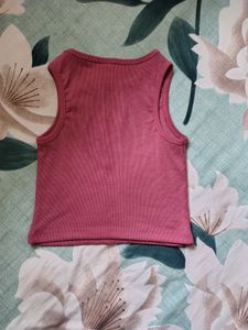 Ribbed Cropped Tank