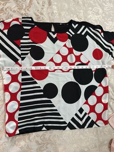 Bold Geometric Print Top