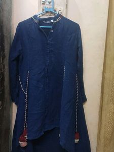Blue Denim Up down Dress