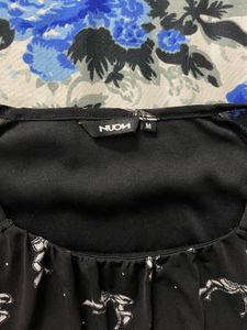 Cute Bow Print Top(Westside)