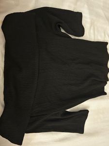 Combo Shorts And Big Collar Top For Women