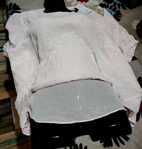 Women&#39;s Puff Sleeve Top Inner Attached
