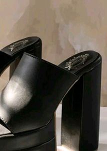 Y2k Black Block Heels
