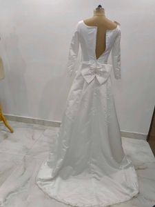 white gown
