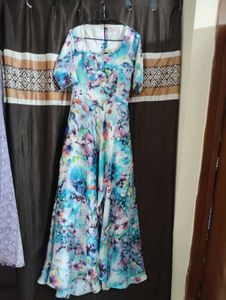 Watercolor Floral Maxi Dress
