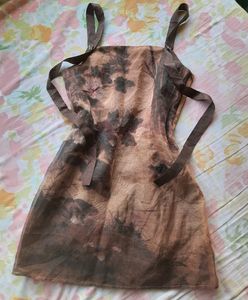 Pinteresty Brown Mini Dress