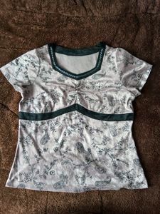Velvet Floral Top