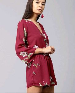 Floral Print Romper