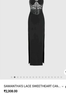 Elegant Black Lace Maxi Dress