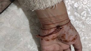 Floral rose gold Bracelet