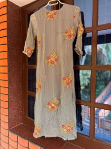 Zari And Bead Work Kurta