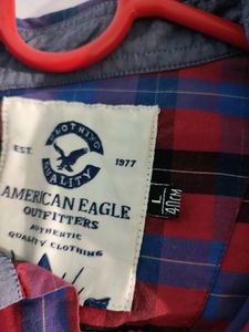 Man&#39;s Red Check Shirt