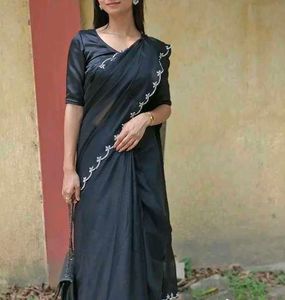 New Black Saree