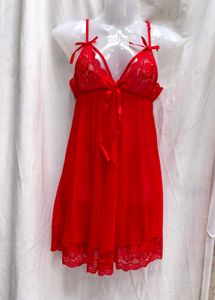 I. Red Lace Lingerie