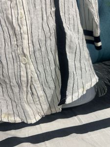 Striped Button-Up Top
