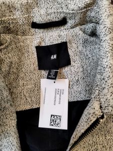 H&amp;M Grey Regular fit Shacket Jacket