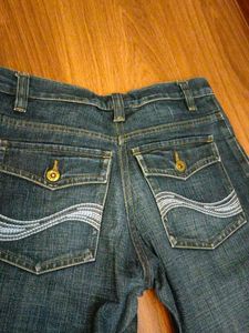 Dark Blue Denim Jeans
