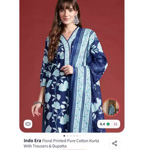 Indo Era Pure Cotton Kurta Sets