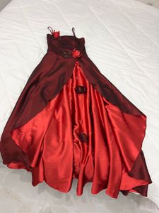 Elegant Burgundy Formal BallGown &amp; A line dress