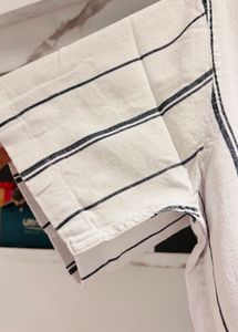 Linen Striped Shirt - M