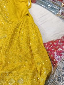 Yellow Embroidered Kurta Set