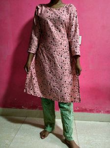 Printed Kurti And Payjama Set