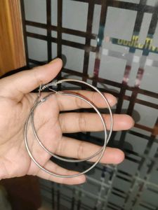 Silver Hoop Earrings