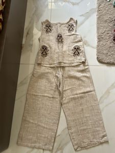 Floral Embroidered Sleeveless Top