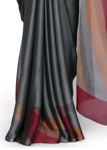 Elegant Striped Saree
