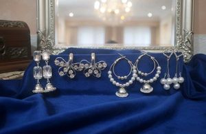 New 4 pairs of Elegant Earring Assortment