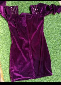 Purple Party Dress