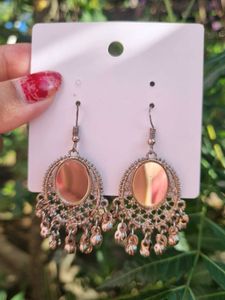 Ethnic Mirror Earrings