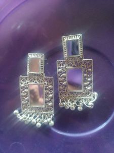 Boho Chic Gold Statement Earrings