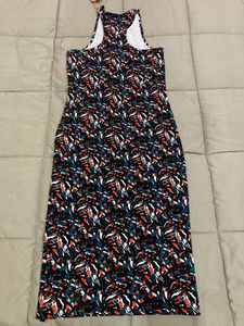 Superdry women&#39;s racer midi dress.